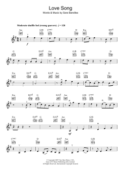 Love Song von Sara Bareilles (Download) 