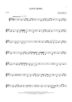 Love Song von Sara Bareilles (Download) 