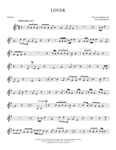 Lover von Taylor Swift (Download) 