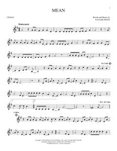Mean von Taylor Swift (Download) 