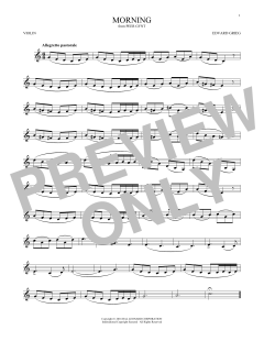 Morning von Edvard Grieg (Download) 