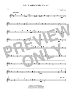 Mr. Tambourine Man von Bob Dylan (Download) 