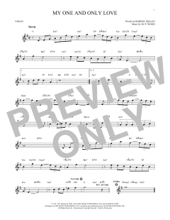 My One And Only Love von Robert Mellin (Download) 