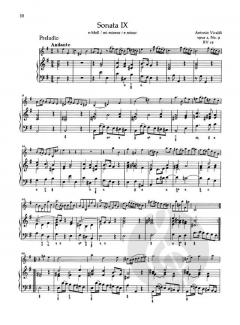 12 Sonaten op. 2 Heft 2 von Antonio Vivaldi 