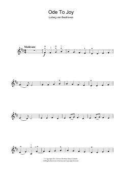 Ode To Joy from Symphony No. 9, Fourth Movement von Ludwig van Beethoven (Download) 