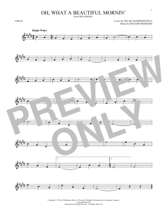 Oh, What A Beautiful Mornin' von Richard Rodgers (Download) 