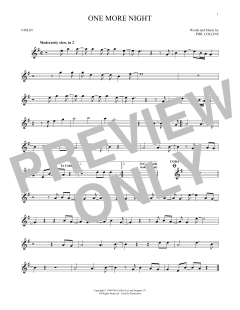 One More Night von Phil Collins (Download) 