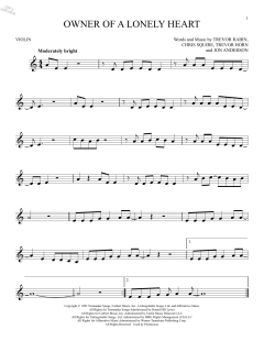 Owner Of A Lonely Heart von Yes (Download) 