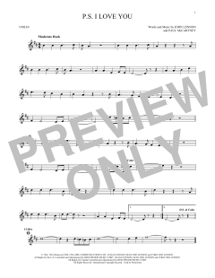 P.S. I Love You von The Beatles (Download) 