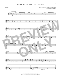 Papa Was A Rollin' Stone von The Temptations (Download) 