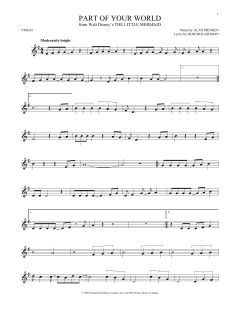 Part Of Your World von Alan Menken (Download) 