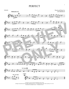 Perfect von Ed Sheeran (Download) 