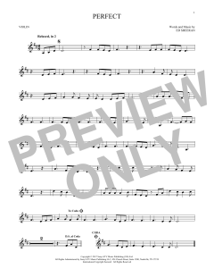 Perfect von Ed Sheeran (Download) 