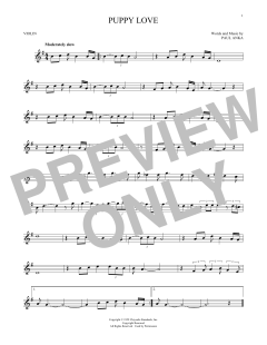 Puppy Love von Paul Anka (Download) 