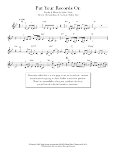 Put Your Records On von Corinne Bailey Rae (Download) 