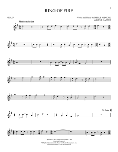 Ring Of Fire von Johnny Cash (Download) 