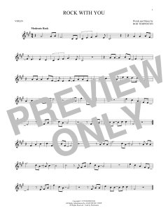 Rock With You von Michael Jackson (Download) 