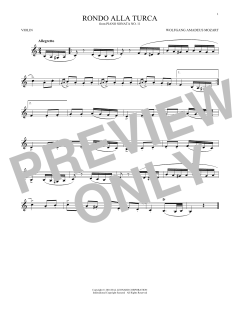 Rondo Alla Turca von Wolfgang Amadeus Mozart (Download) 