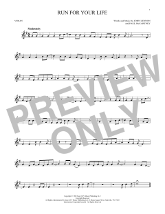 Run For Your Life von The Beatles (Download) 