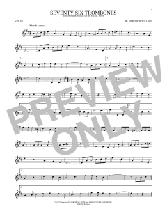 Seventy Six Trombones von Meredith Willson (Download) 