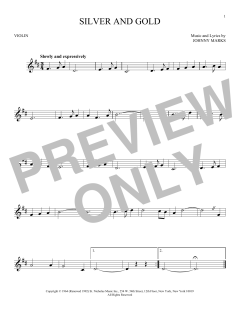 Silver And Gold von Johnny Marks (Download) 