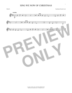 Sing We Now Of Christmas von Traditional French Carol (Download) 