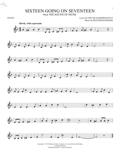 Sixteen Going On Seventeen von Richard Rodgers (Download) 