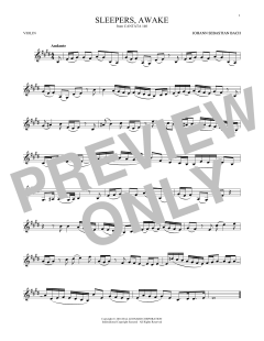 Sleepers, Awake von Johann Sebastian Bach (Download) 