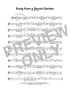 Song From A Secret Garden (Download) 