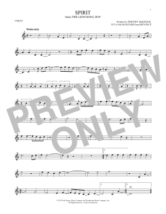 Spirit von Beyoncé (Download) 