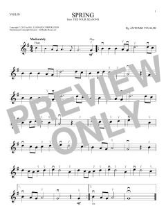 Spring von Antonio Vivaldi (Download) 