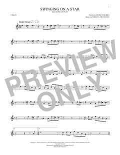 Swinging On A Star von Johnny Burke (Download) 