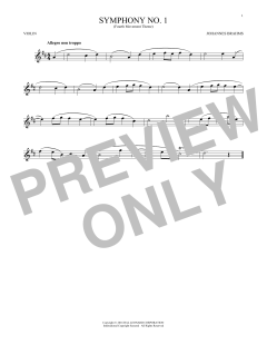 Symphony No. 1 In C Minor, Fourth Movement Excerpt von Johannes Brahms (Download) 