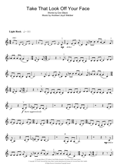 Take That Look Off Your Face von Andrew Lloyd Webber (Download) 