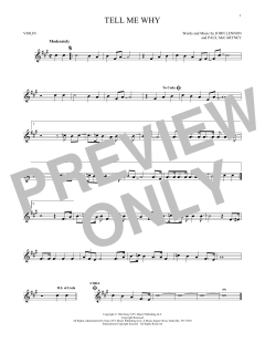 Tell Me Why von The Beatles (Download) 