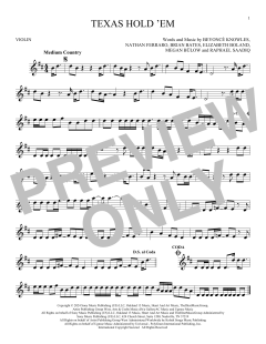 Texas Hold 'Em von Beyoncé (Download) 