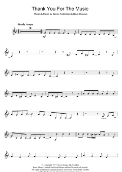 Thank You For The Music von ABBA (Download) 