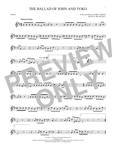The Ballad Of John And Yoko von The Beatles (Download) 