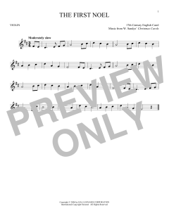 The First Noel von W. Sandys' Christmas Carols (Download) 