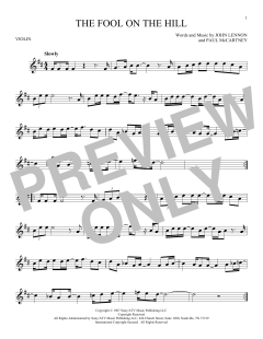 The Fool On The Hill von The Beatles (Download) 
