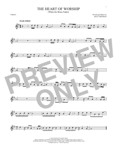 The Heart Of Worship von Matt Redman (Download) 