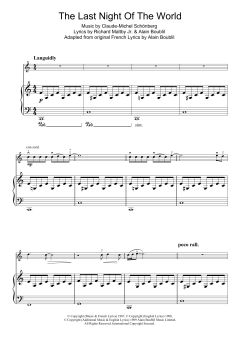 The Last Night Of The World von Alain Boublil (Download) 