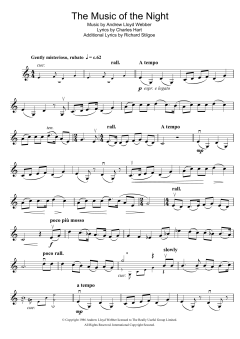 The Music Of The Night von Andrew Lloyd Webber (Download) 