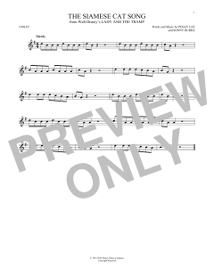 The Siamese Cat Song von Peggy Lee (Download) 