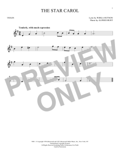 The Star Carol von Alfred Burt (Download) 