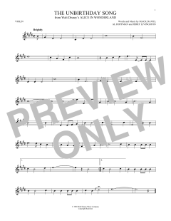 The Unbirthday Song von Al Hoffman (Download) 