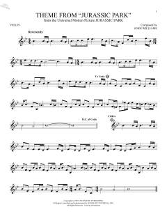 Theme From Jurassic Park von John Williams (Download) 