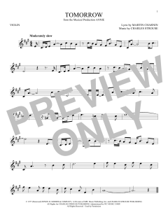 Tomorrow von Martin Charnin (Download) 