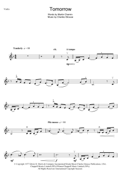 Tomorrow von Charles Strouse (Download) 
