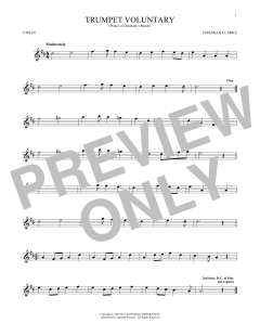 Trumpet Voluntary von Jeremiah Clarke (Download) 